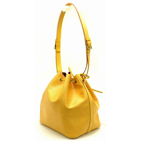 Louis Vuitton Yellow Bag Epi Petit Noe Shoulder - Picture 1 of 9